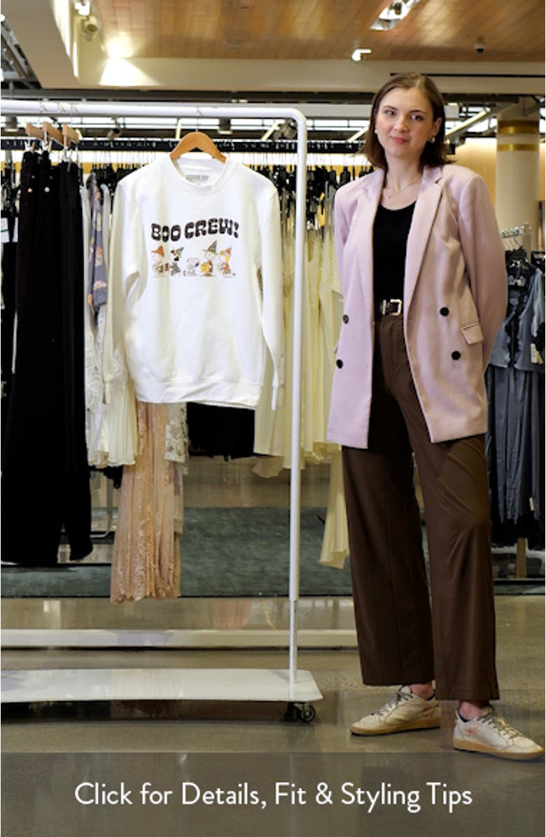 Peanuts<sup>®</sup> Boo Crew Graphic Sweatshirt, sales video thumbnail