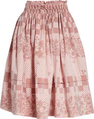 Paolina Russo Gathered Track A-Line Skirt