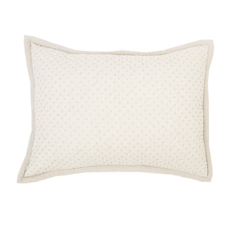 Mila Alabaster Cotton Standard Sham 20" x 26"