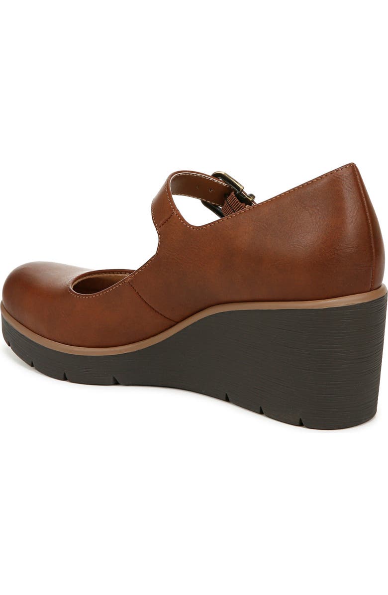 SOUL NATURALIZER Adore Mary Jane Wedge, Alternate, color, Toffee Brown Faux Leather