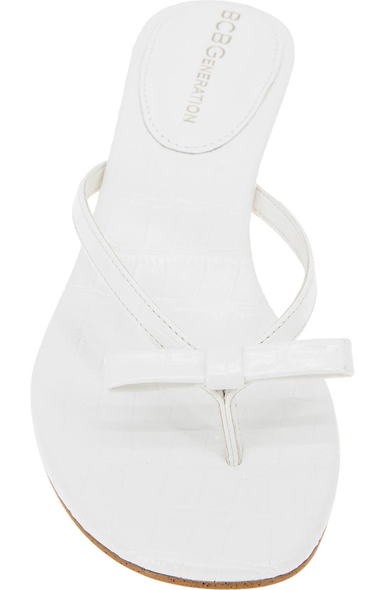 BCBGeneration Zia Slide Sandal, Alternate, color, Porcelain