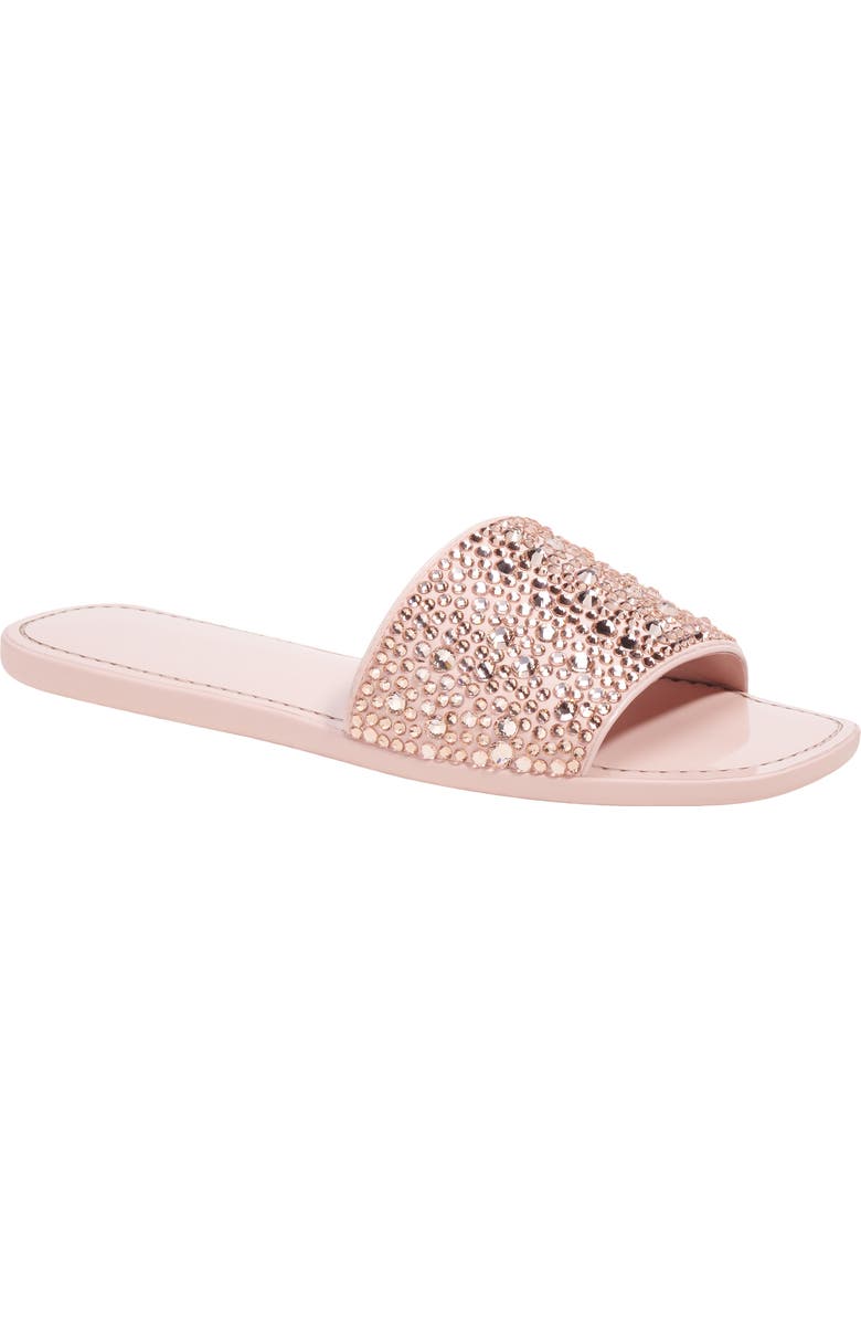 Kate Spade New York all that glitters slide sandal, Main, color, Mochi Pink