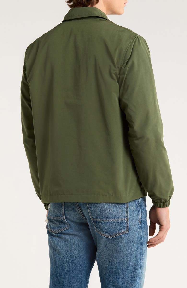 Museum of Peace & Quiet Wordmark Coach's Jacket, Alternate, color, Forest