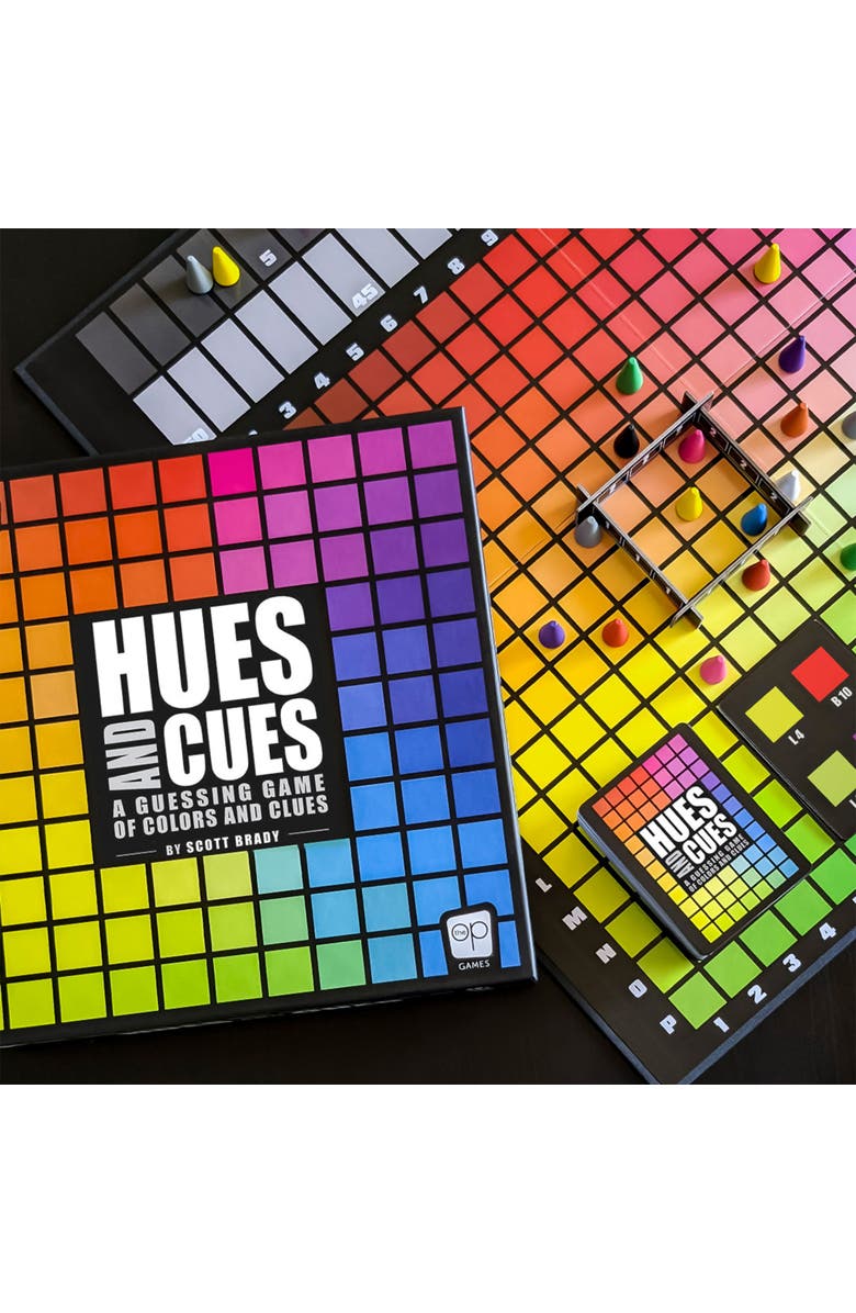 USAOPOLY Hues & Cues A Guessing Game Of Colors & Clues, Alternate, color, Multicolored