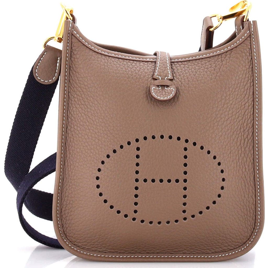 Pre-owned Hermes Hermes Evelyne Bag Gen Iii Clemence Tpm In Brown