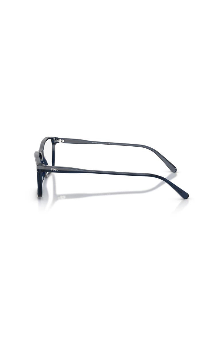 56mm Rectangle optical glasses, Alternate, color, Blue
