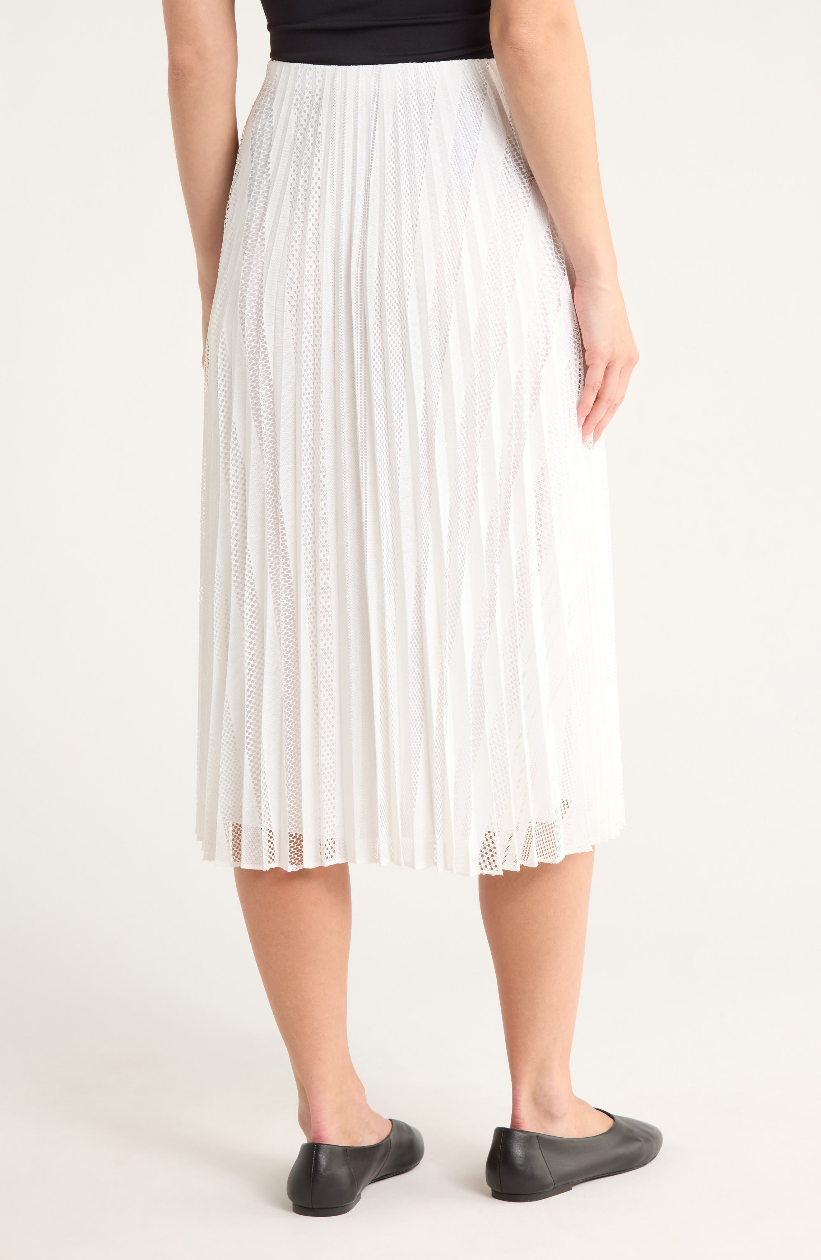 Pleated Midi Skirt - image 2