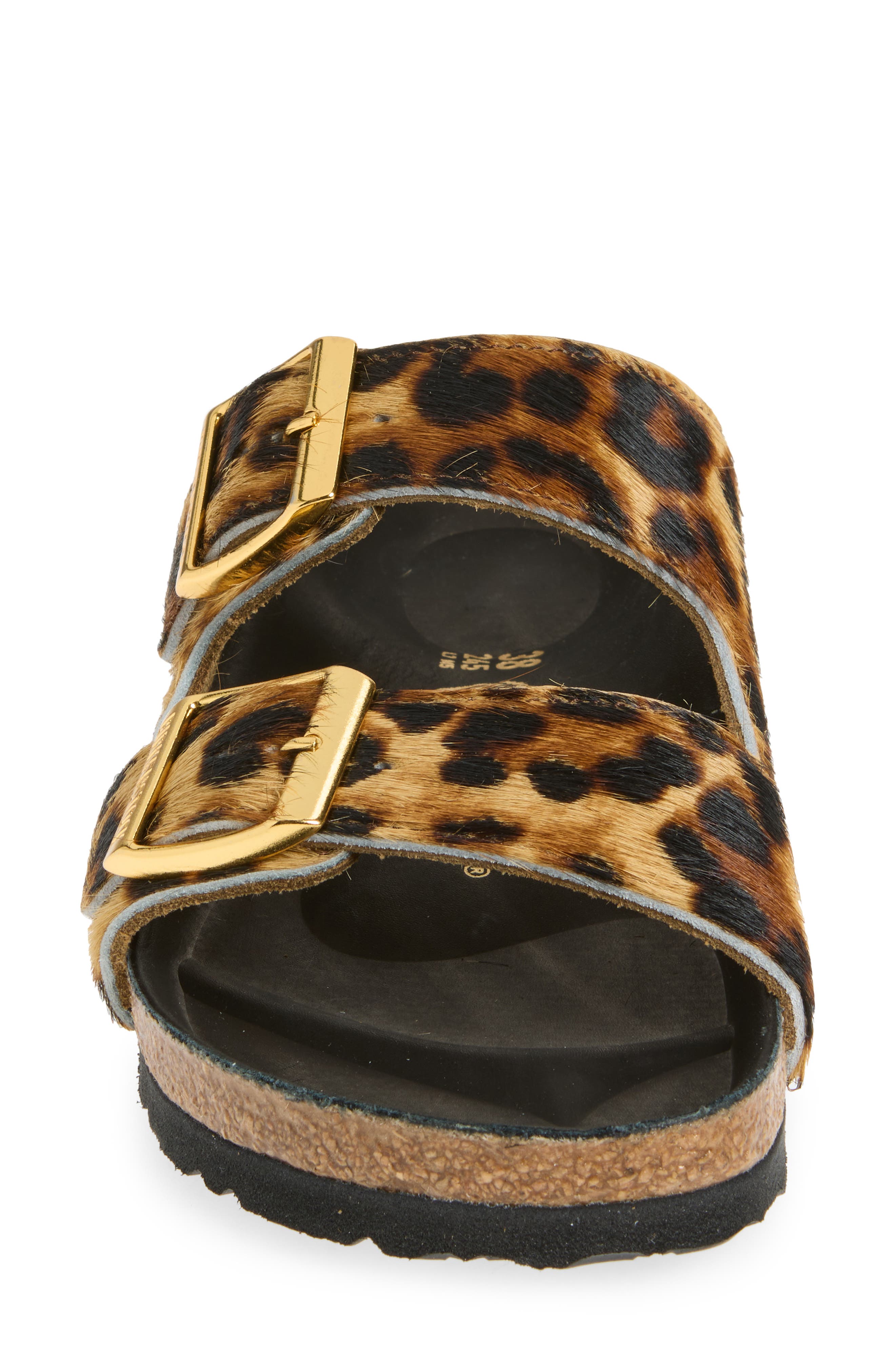 Arizona Genuine Calf Hair Slide Sandal, Alternate, color, LEOPARD
