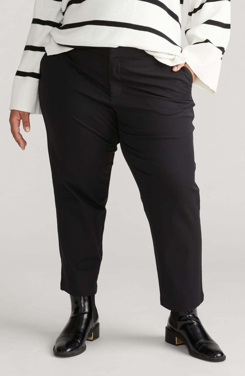 Universal Standard Orchard High Waist Stretch Twill Crop Pants, Main, color, 