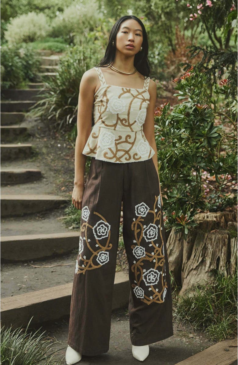 Eddy Miranda Top, Alternate, color, Beige