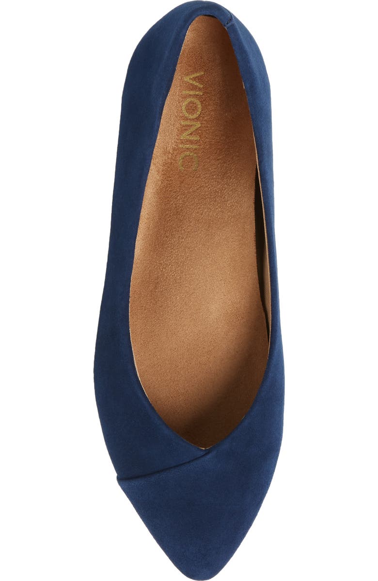 VIONIC WITH ORTHAHEEL Vionic 'Caballo' Pointy Toe Flat, Alternate, color,