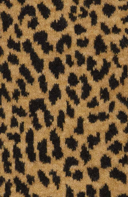 Kate Spade New York Modern Leopard Print Scarf In Brown
