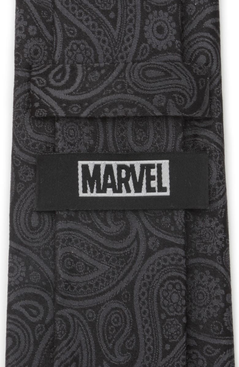Cufflinks, Inc. x Marvel Deadpool Paisley Silk Tie, Alternate, color, Black