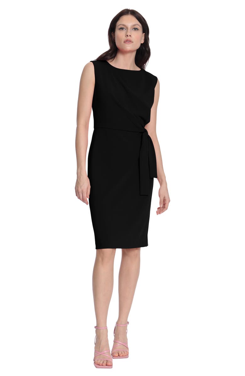 Donna Morgan Front Twist Sheath Dress, Alternate, color,