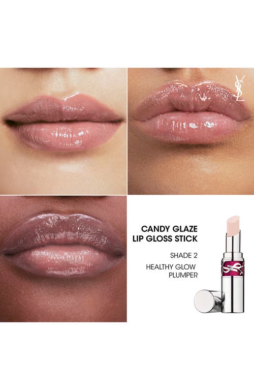 Saint Laurent Yves Candy Glaze Lip Gloss Stick Duo $84 Value