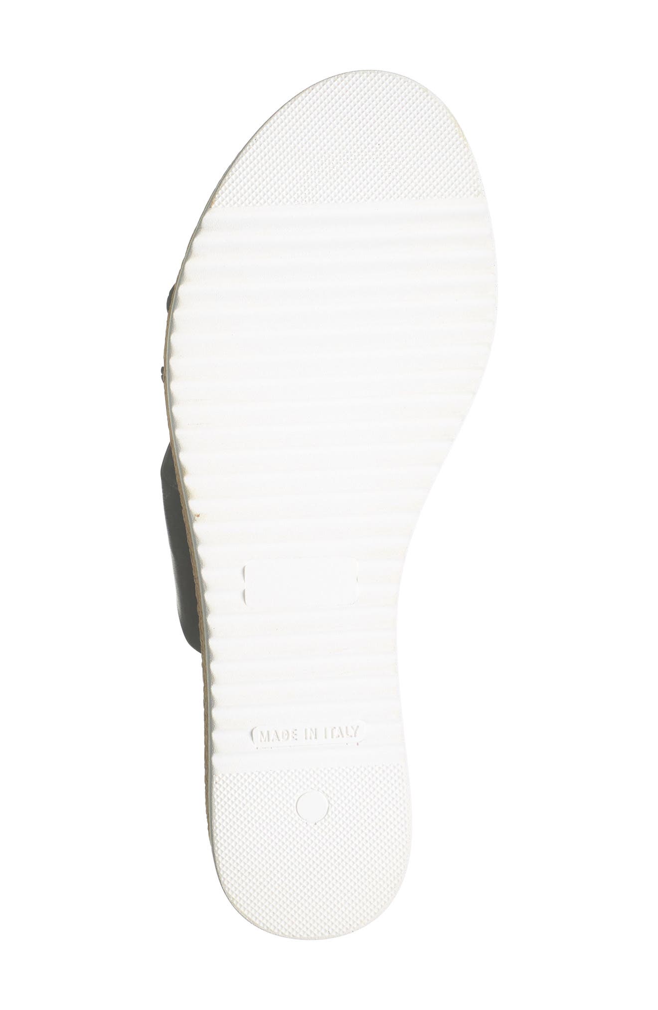ITALIAN SHOEMAKERS Braided Platform Slide Sandal, Alternate, color, 