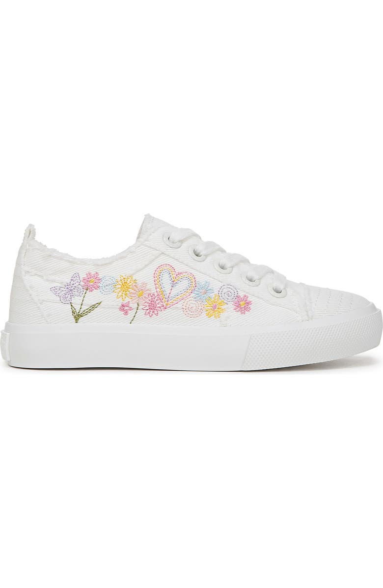 Blowfish Malibu Kids' Vivid Lace-Up Sneaker, Alternate, color, White Pastel
