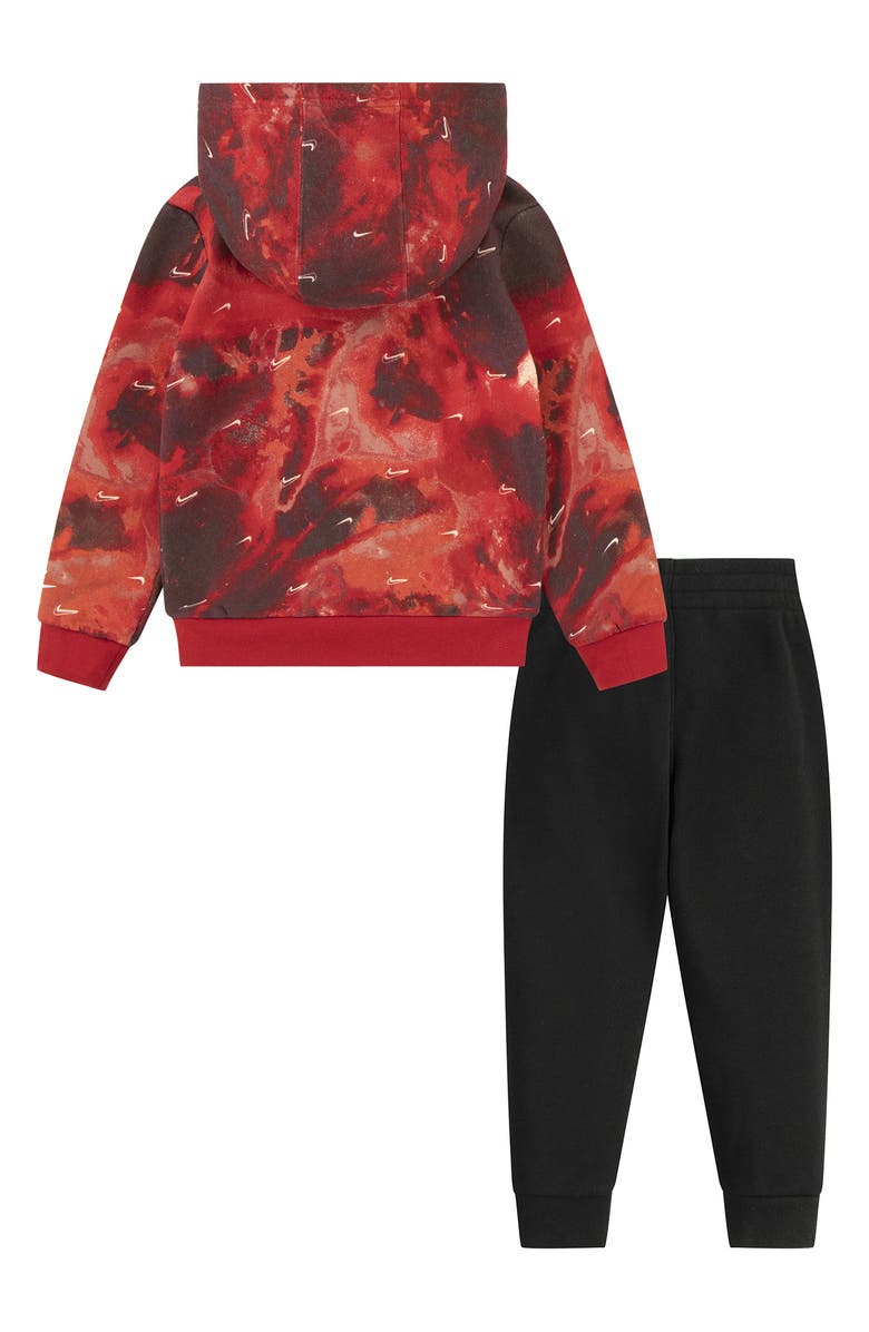 Nike Kids' Swoosh Fleece Set, Alternate, color, Black