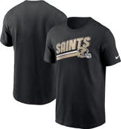 Nike Men's Nike Black New Orleans Saints Essential Blitz Lockup T-Shirt