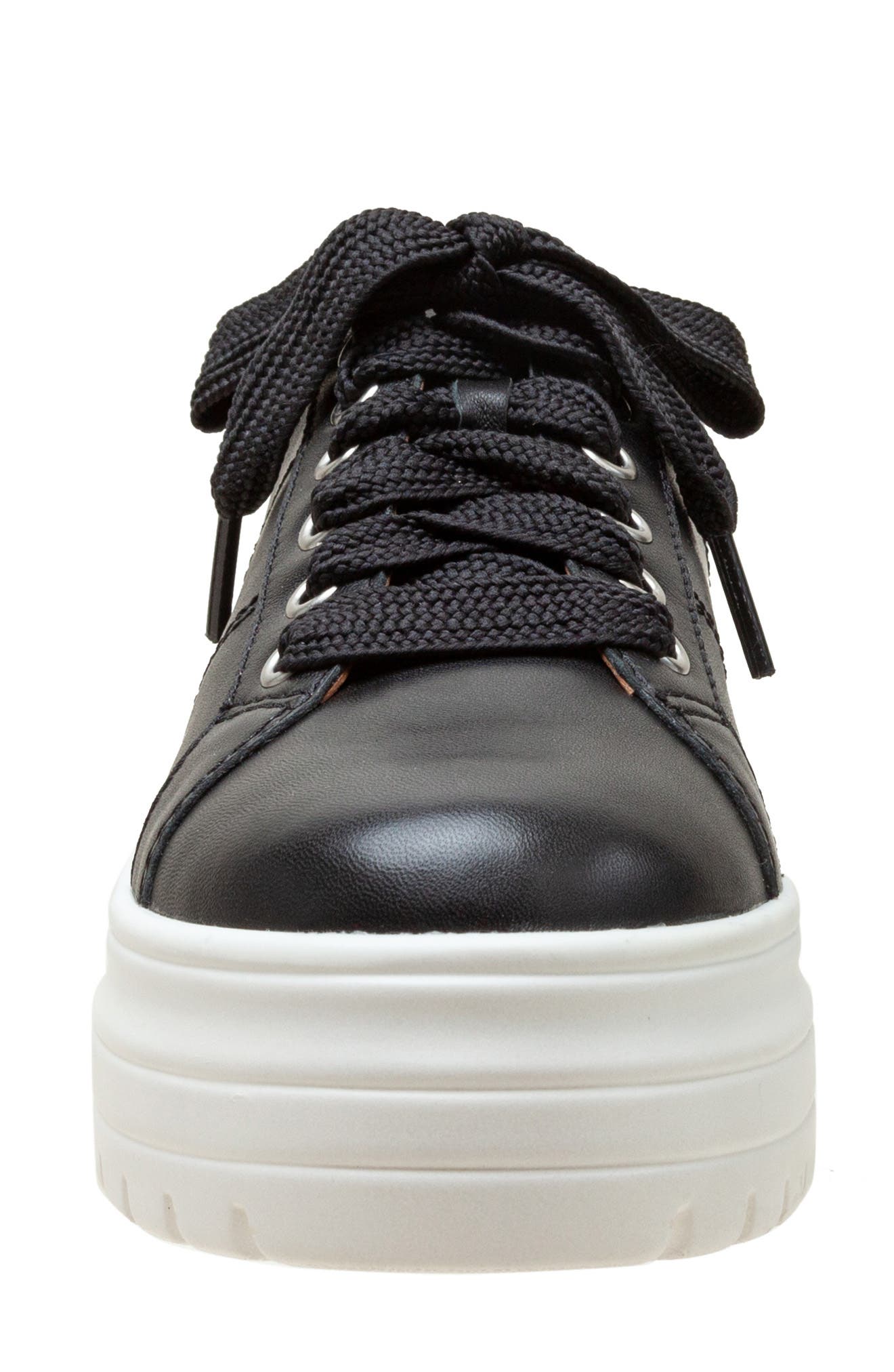 Linea Paolo Jill Platform Sneaker, Alternate, color, Black/ Cognac-Black