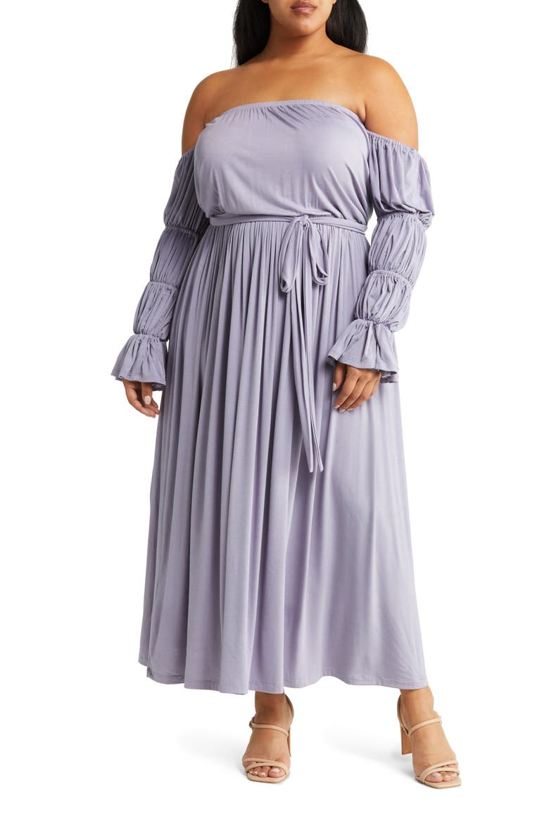 Fairytale Maxi Dress, Alternate, color, LAVENDER