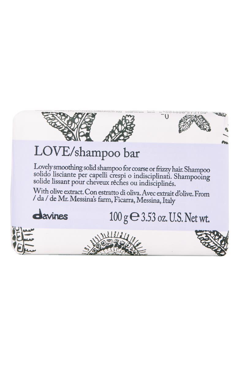 Davines Love Smooth Shampoo Bar, Main, color,