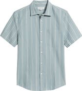 Nordstrom Cotton Blend Seersucker Button-Up Shirt