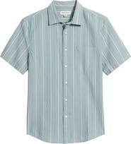 Nordstrom Cotton Blend Seersucker Button-Up Shirt