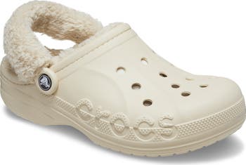 CROCS Baya Faux Fur Lined Clog Women Nordstromrack