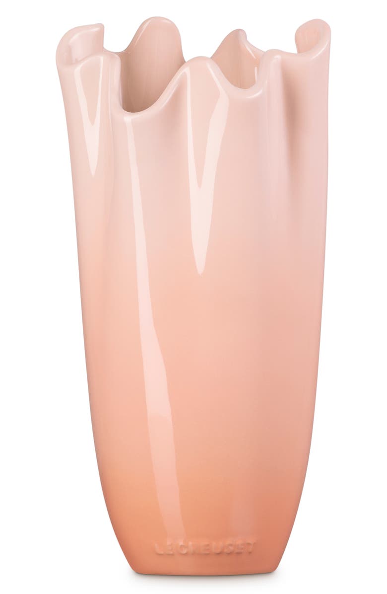 Le Creuset Iris Stoneware Vase, Alternate, color, Peche