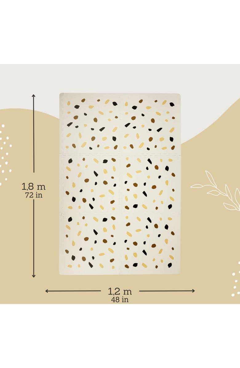 Hakuna Matte Stylish Baby Play Mat, Confetti 
White Design 72X48 Feet, Alternate, color, Multicolored