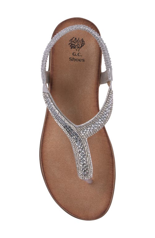 Gc Shoes Lori T-strap Sandal In Silver