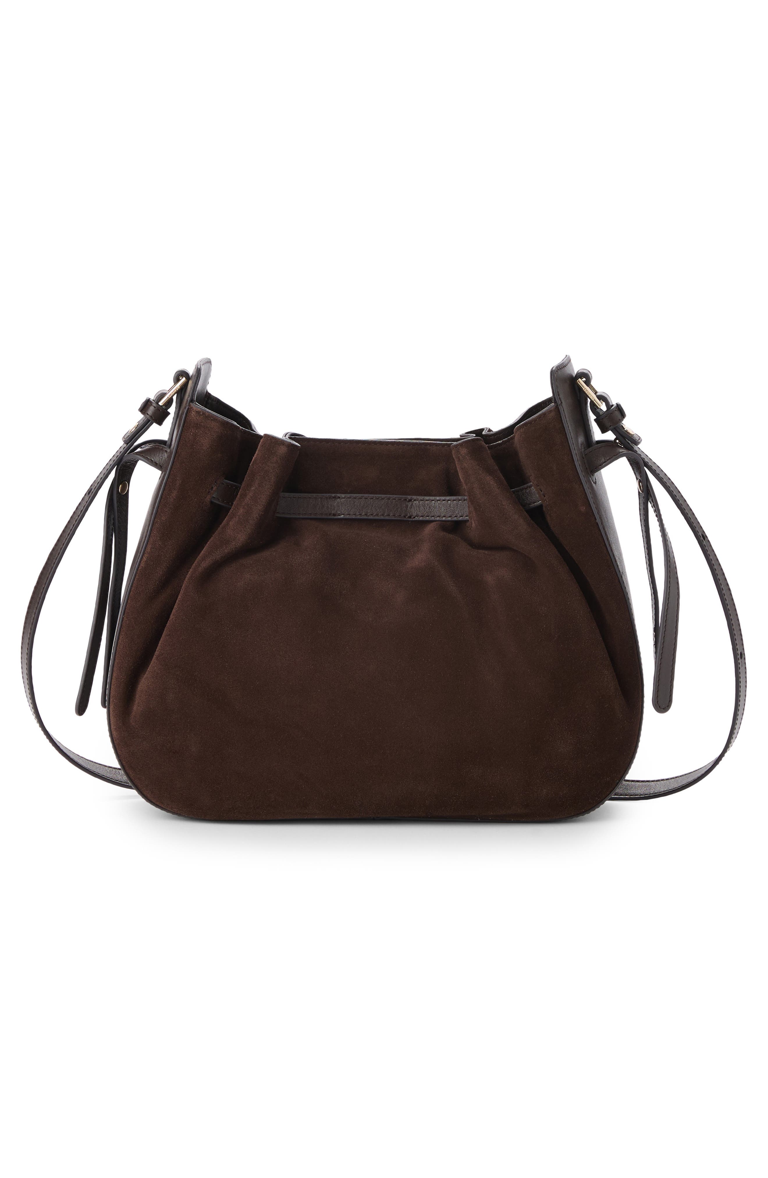 Marge Leather Crossbody Bag, Alternate, color, CHOCOLATE