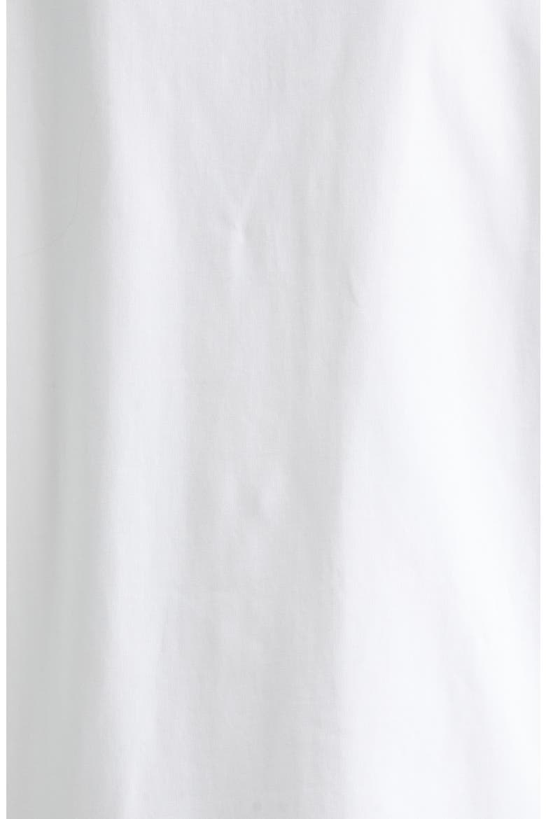 Deconstructed Organic Cotton T-Shirt Dress, Alternate, color, PURE WHITE