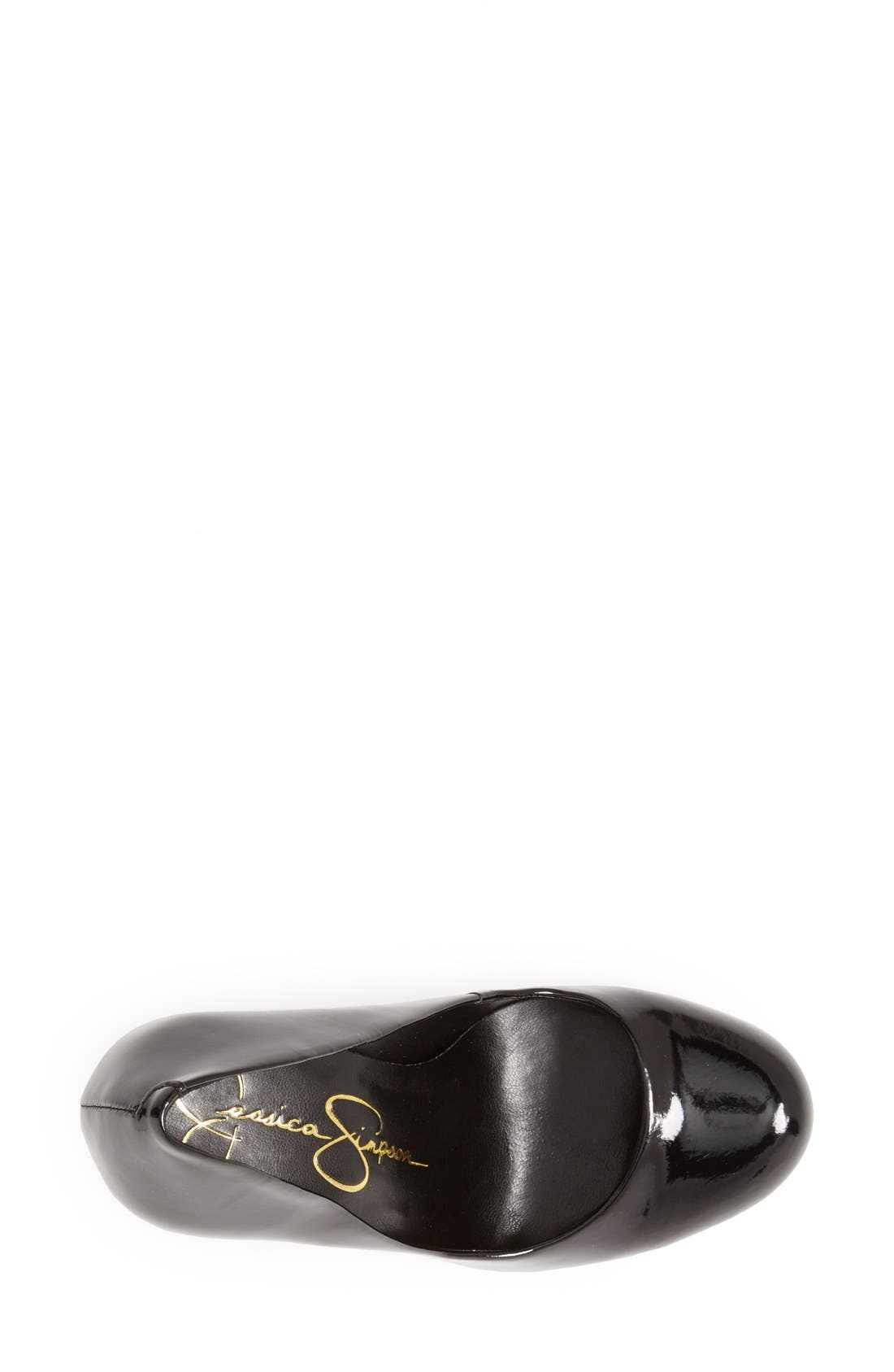 'Calie' Pump, Alternate, color, BLACK PATENT
