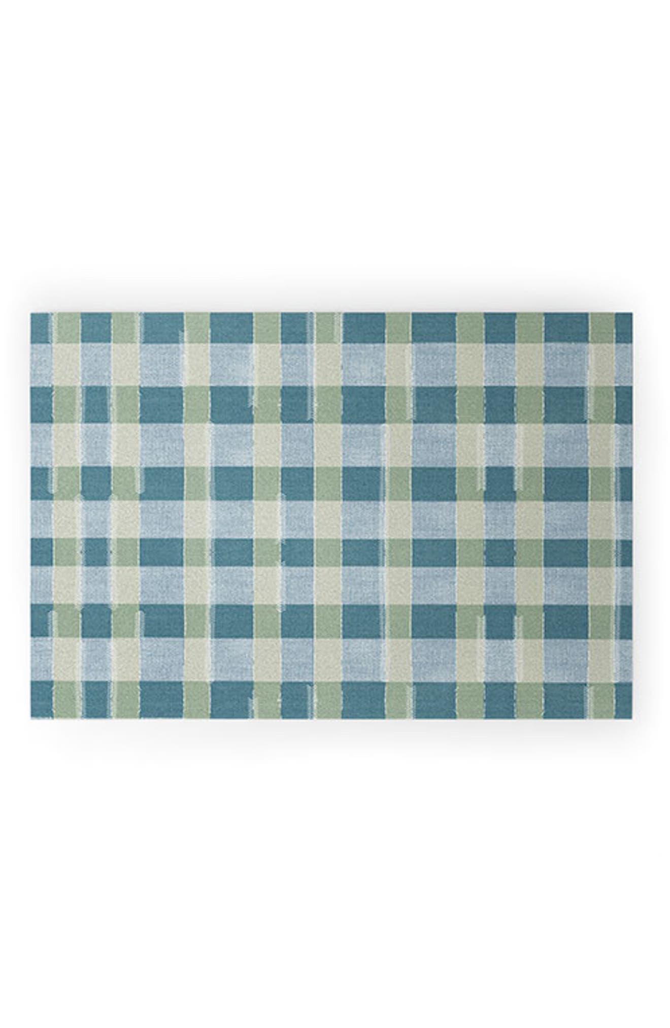 Marta Barragan Camarasa Gingham Door Mat