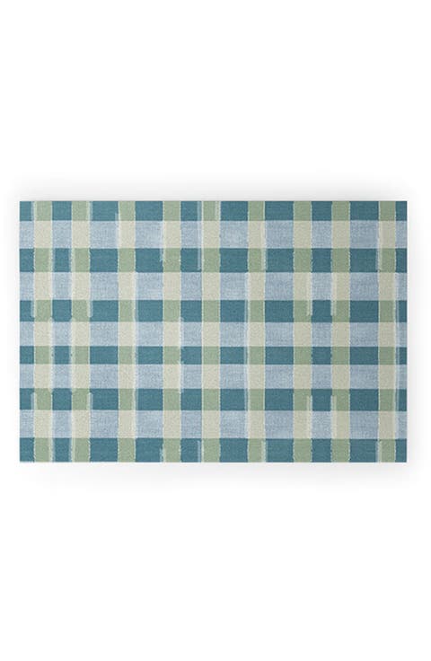 Marta Barragan Camarasa Gingham Door Mat