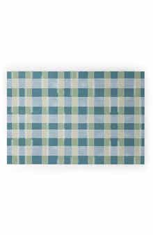 Marta Barragan Camarasa Gingham Door Mat