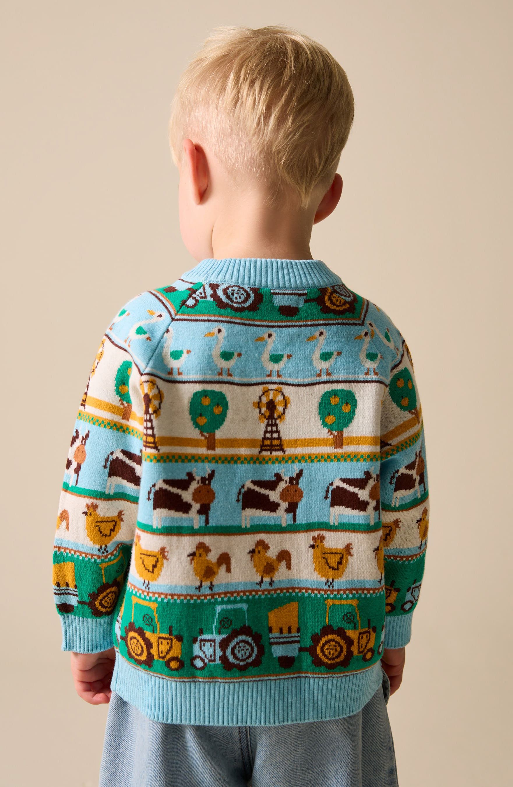 NEXT Kids' Farm Fair Isle Sweater — фото 5