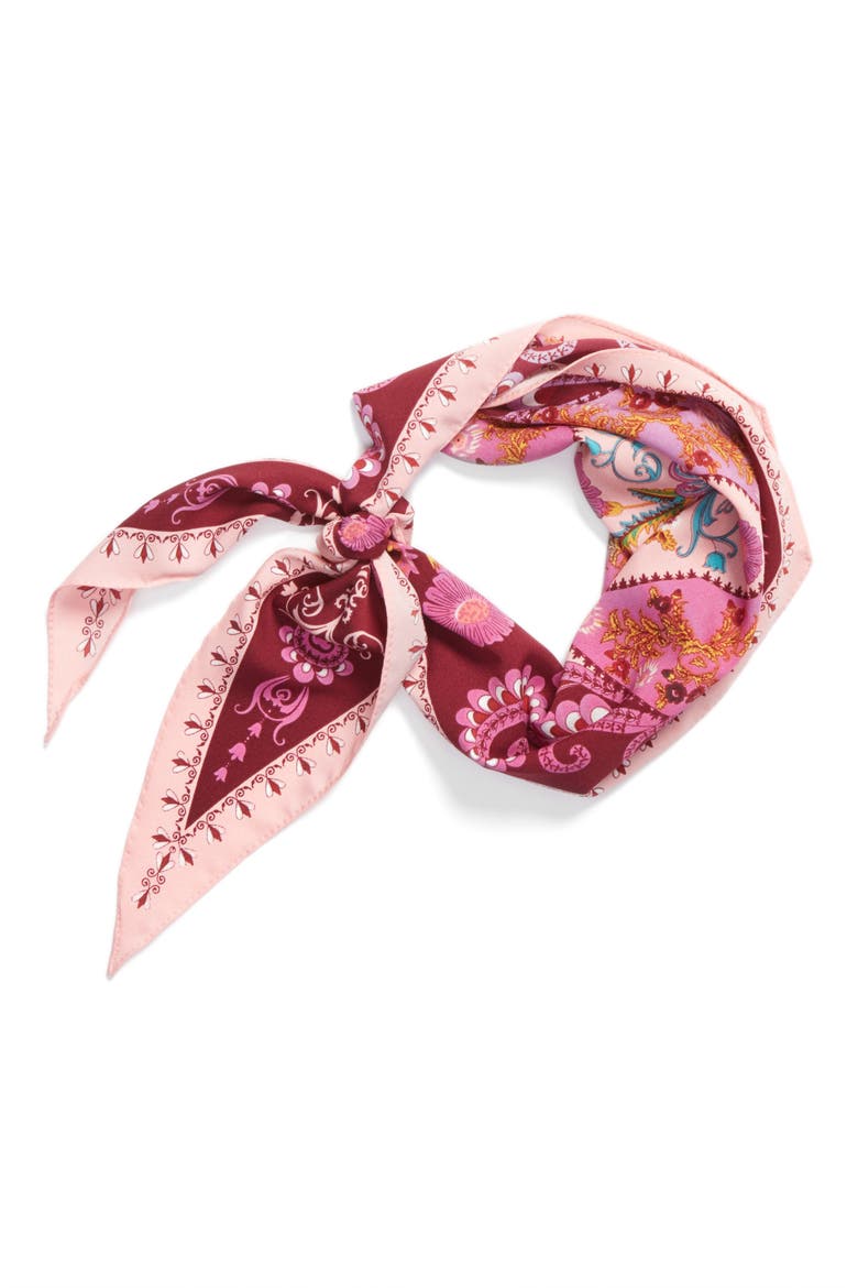 Paisley Kite Scarf, Alternate, color, CUPCAKE PINK