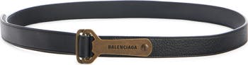 Balenciaga Bottle Opener D-Ring Leather Belt | Nordstrom