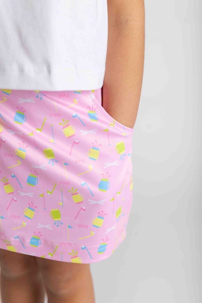 Top And Skort Set With Golf, Alternate, color, Pink/Multi