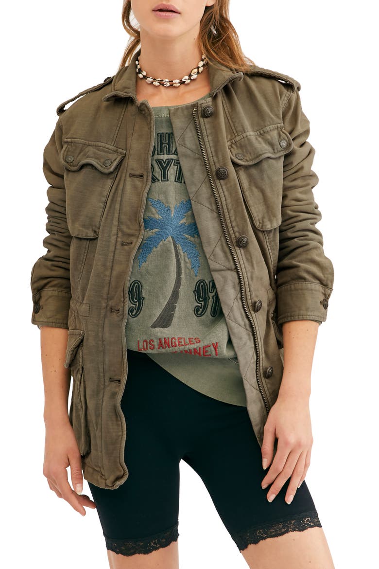 Not Your Brother's Surplus Jacket, Main, color, OLIVE