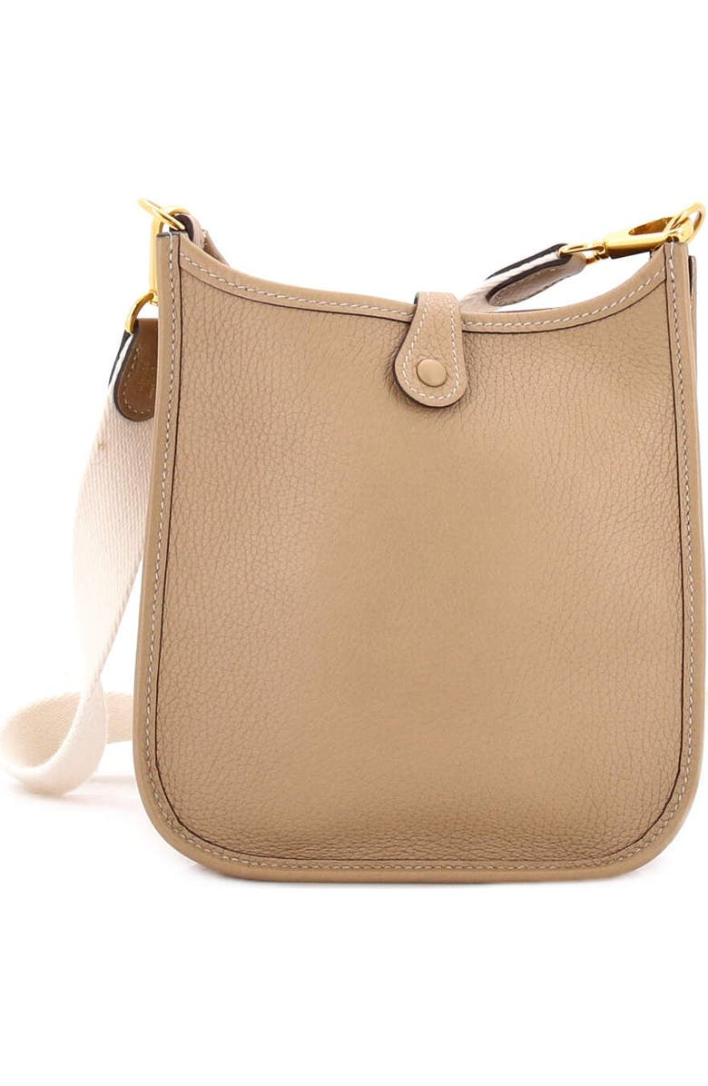 Pre-Owned Hermes Long Strap Evelyne Bag Clemence TPM, Alternate, color, Trench