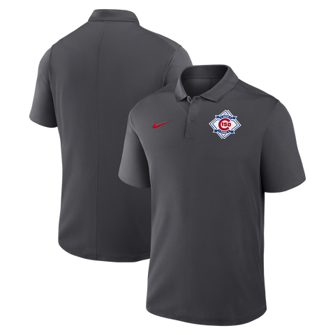 Men's Nike Anthracite Chicago Cubs 150th Anniversary Victory Dri-FIT Polo