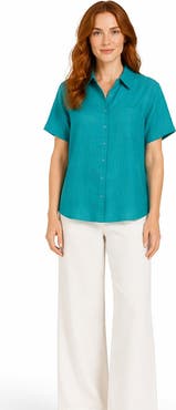 Kettlewell Short Sleeve Linen Blend Shirt