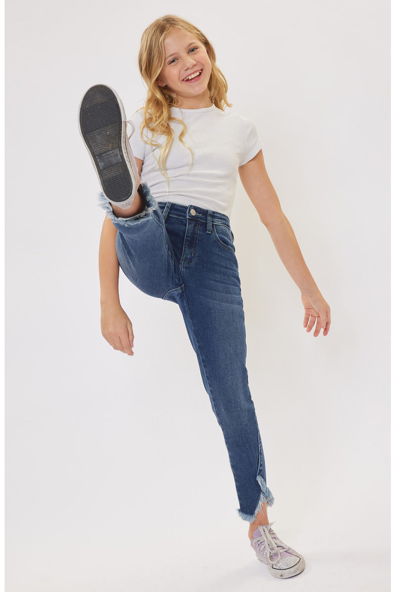 Rio High Rise Ankle Skinny Jeans, Alternate, color, Dark Wash