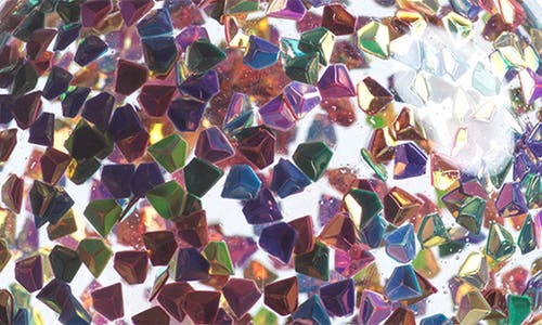 Zodax Set Of 6 Multicolor Sequin Medium Glass Ball Ornaments In Multi