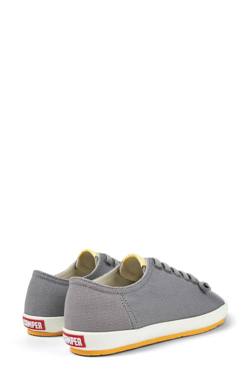 Camper Peu Rambla Canvas Sneakers In Medium Gray