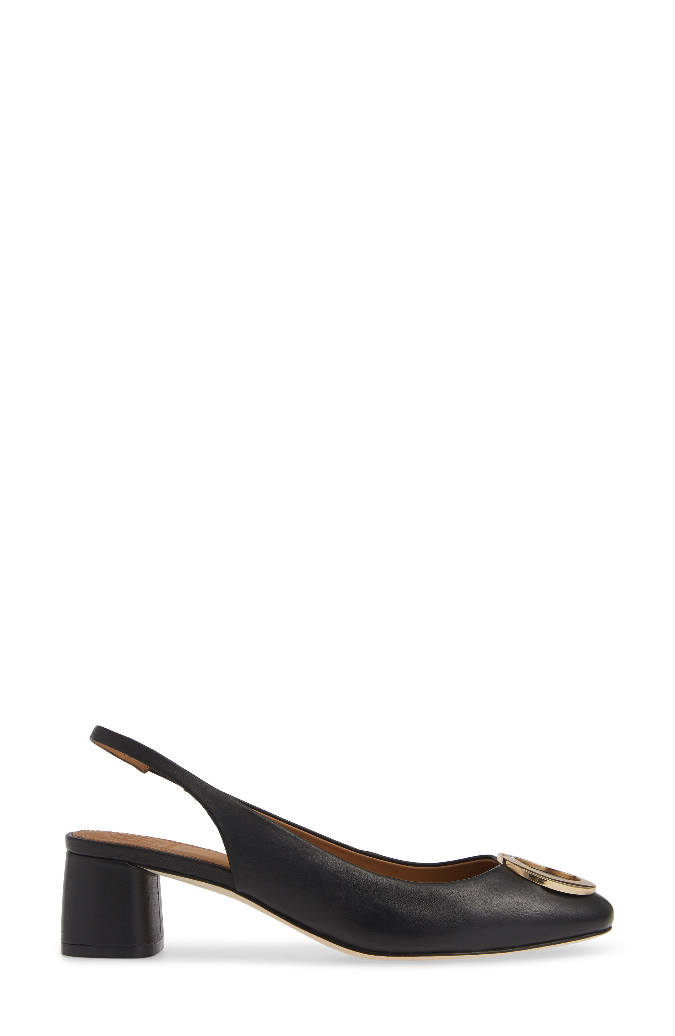 Caterina Slingback Pump, Alternate, color, BLACK